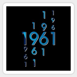 Année de naissance 1961 Sticker